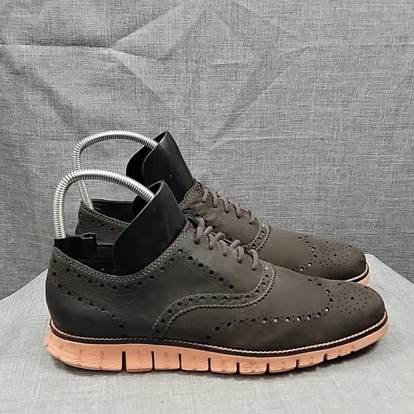 Cole Haan Zerogrand Shoes Magnet Sunset Leather Oxford Mens C29672 Men's 10.5