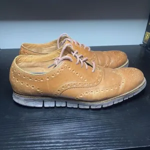 Cole Haan  Zerogrand Wingtip Oxford Shoes Mens Sz 11 M Brown Leather C29411
