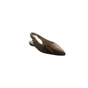 Cole Haan Eden Skimmer Flats Snakeskin Print Womens Size 5 NEW WITH BOX