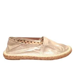 COLORS OF CALIFORNIA Slip-On Flat Espadrilles Shoes Sandals SILVER 39