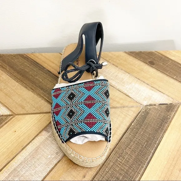 Comfortview Ashlyn Ankle Wrap Espadrilles 8WW