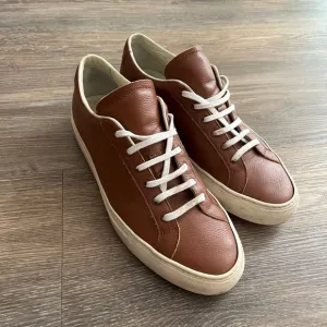 Common Projects Men's Brown Leather Sneakers