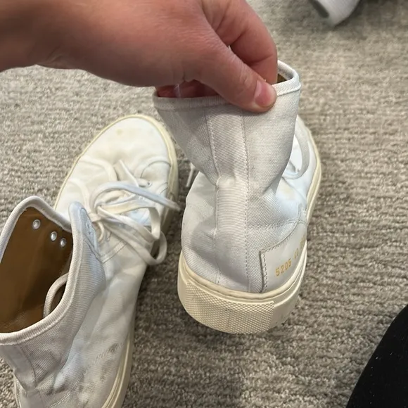 COMMON PROJECTS Men's Tournament High White Shoes