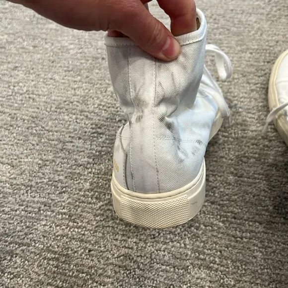 COMMON PROJECTS Men's Tournament High White Shoes