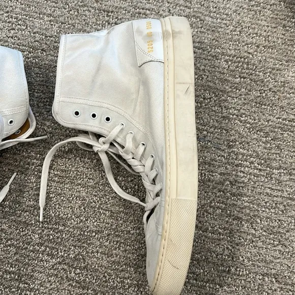 COMMON PROJECTS Men's Tournament High White Shoes