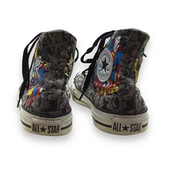 Converse All Star Justice League DC Comics Joker Superman High Top Sneakers 8