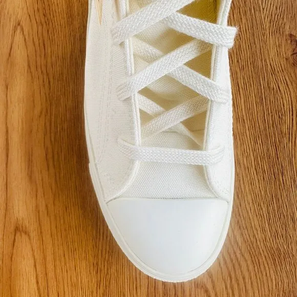 ⭐Converse Chuck 70 De Luxe Heel Western Hi Platform Boots Vintage White BA10335C