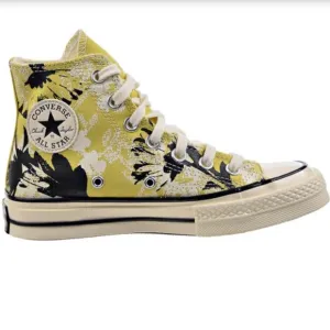 Converse Chuck 70 High Top Hybrid Floral Women’s Shoes Saturn Gold 9.5