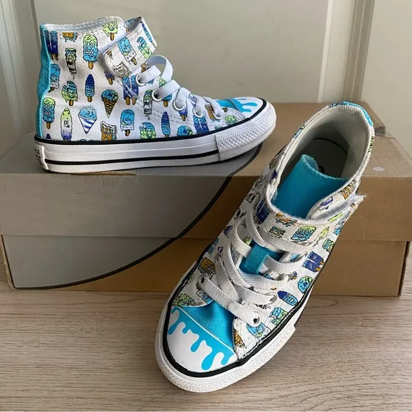 Converse Chuck Taylor All Star “Ice Pop” High Top Kids Sneakers - Size 11C