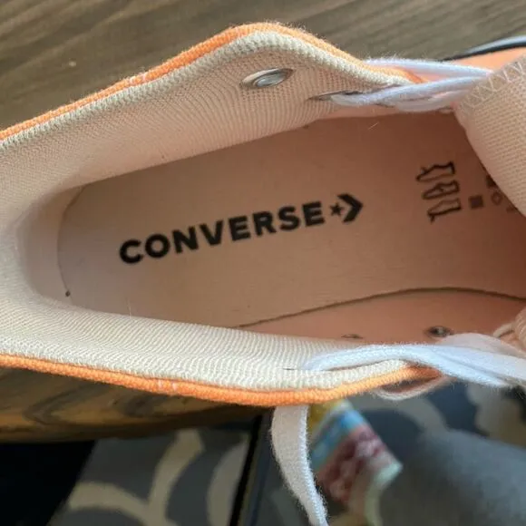 Converse Chuck Taylor All Star High Lift Platform Peach Beam 8.5 EUC