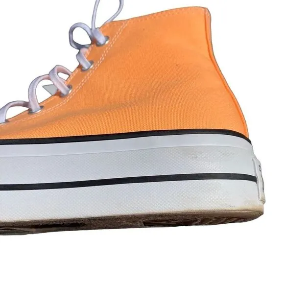 Converse Chuck Taylor All Star High Lift Platform Peach Beam 8.5 EUC