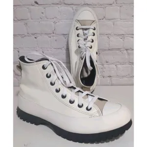 Converse CHUCK TAYLOR Lugged 2.0 High By You Custom Shoe Mens 7.5 W 9.5 Leather