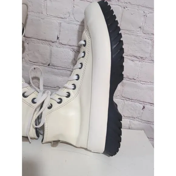 Converse CHUCK TAYLOR Lugged 2.0 High By You Custom Shoe Mens 7.5 W 9.5 Leather