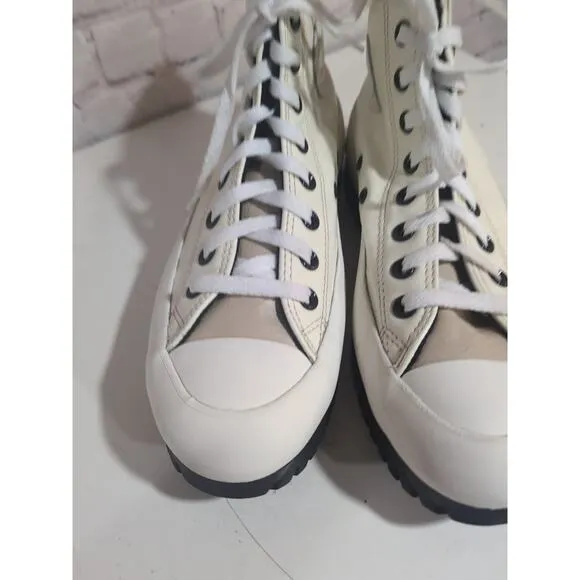 Converse CHUCK TAYLOR Lugged 2.0 High By You Custom Shoe Mens 7.5 W 9.5 Leather