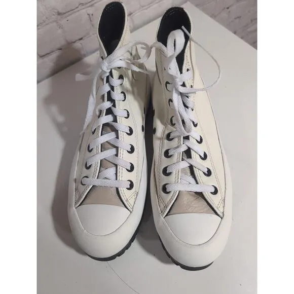 Converse CHUCK TAYLOR Lugged 2.0 High By You Custom Shoe Mens 7.5 W 9.5 Leather