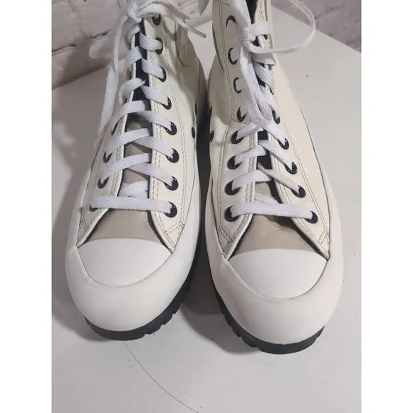 Converse CHUCK TAYLOR Lugged 2.0 High By You Custom Shoe Mens 7.5 W 9.5 Leather