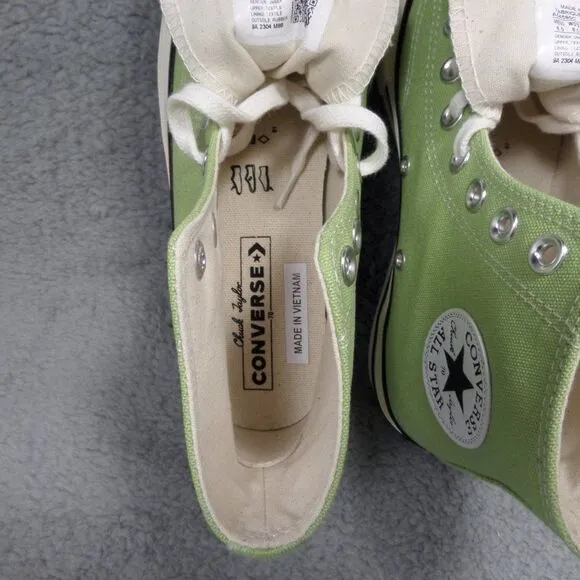 Converse Chuck 70 High Top Green Fabric Shoes Woman's Size 8.5 and 11.5 A04585C