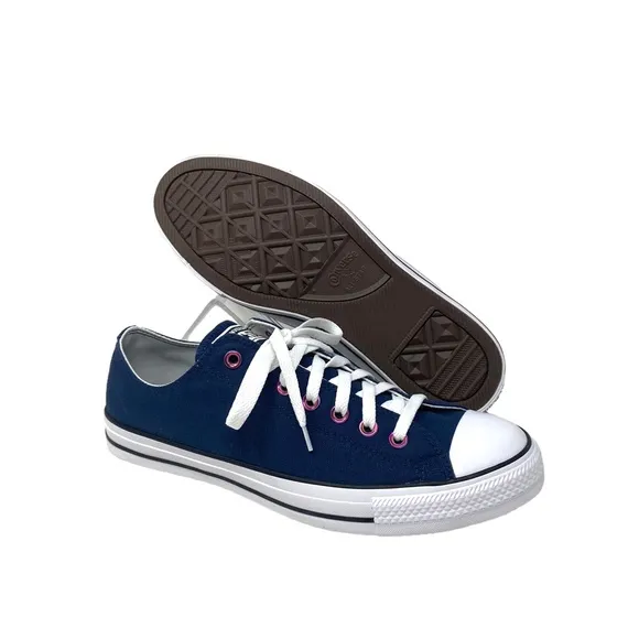Converse Ctas Low Shoes Skate Casual Men's Size Navy Canvas Custom 168958C-WBP