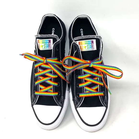 Converse Ctas Low Top Canvas Black Wedding Women's Sneakers Custom 171213C-BLWT