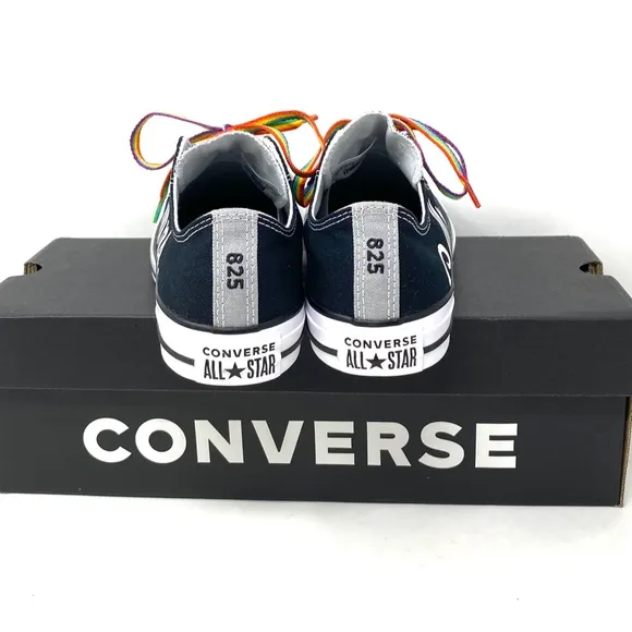 Converse Ctas Low Top Canvas Black Wedding Women's Sneakers Custom 171213C-BLWT