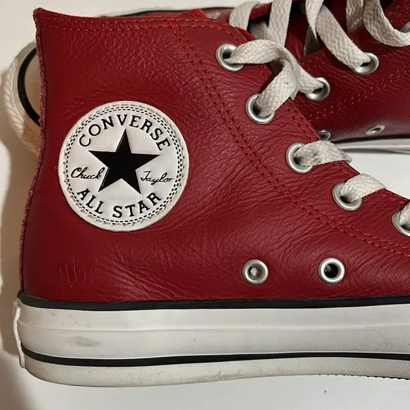 Converse Leather Chuck Taylor High Top Sneakers