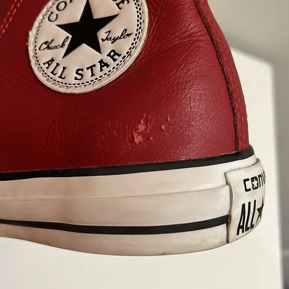 Converse Leather Chuck Taylor High Top Sneakers