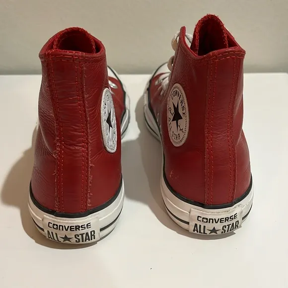 Converse Leather Chuck Taylor High Top Sneakers