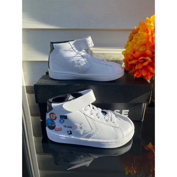 Converse Pro Leather High Top Toddler Shoes Size 9