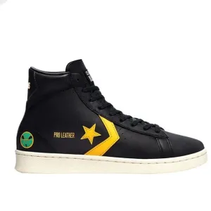 Converse Roswell Rayguns Pro Leather High Men's Sz 11 Shoes 171166C Black Yellow