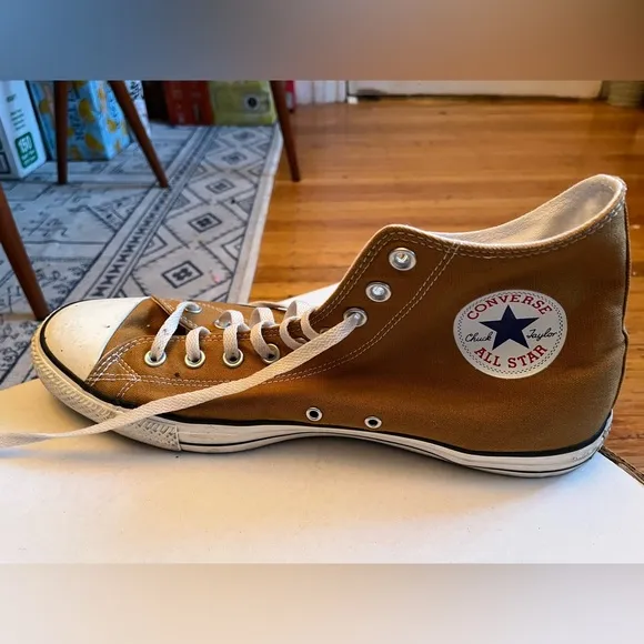 Converse Tan High-Top Sneakers