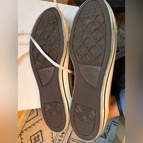 Converse Tan High-Top Sneakers