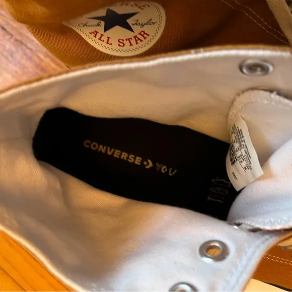 Converse Tan High-Top Sneakers