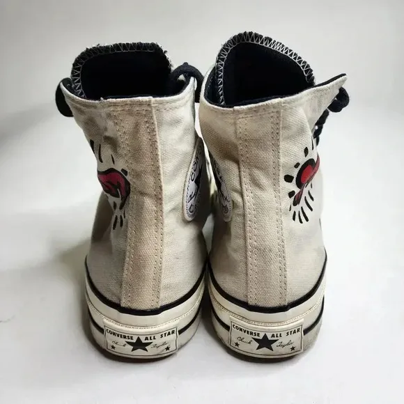 Converse x Keith Haring Radiant Baby Hi Top Shoes Sneakers Women's 8.5 Men's 6.5