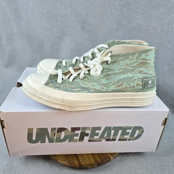 Converse X Undefeated Half Chuck 70 Mid Tiger Camo Print Mens 8.5