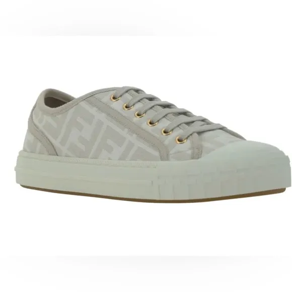 COPY - MEN’S FENDI Domino LOGO fabric low-tops US 10