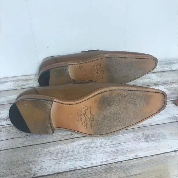 CORDWAINER  BROWN LEATHER MEN'S SHOES 10