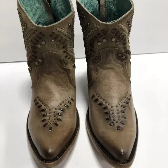 Corral Boots Women's Studs Western Boots E1420, Size 9 M
