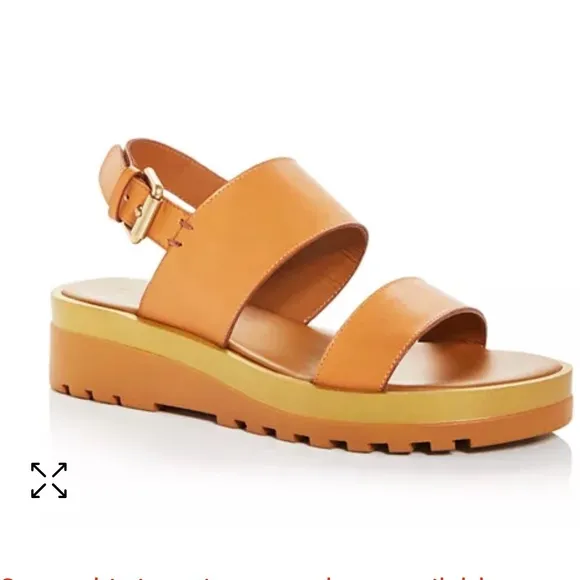 Cream Platform Mattie sling back wedge cream Sandals