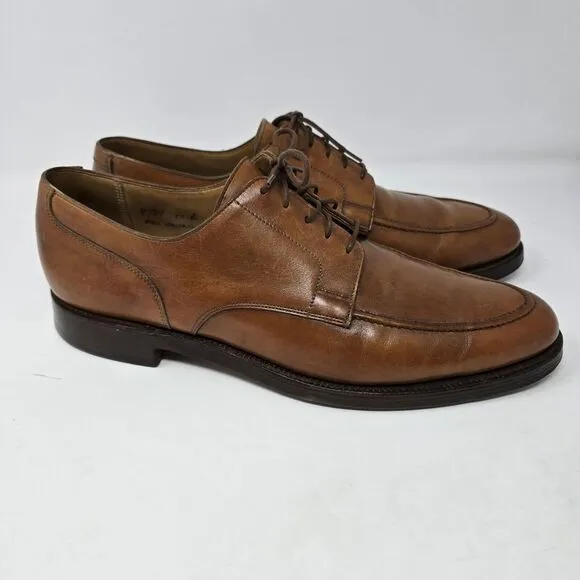 Crockett &amp; Jones‎ Onslow Cordovan Mens 12 B Brown Leather Luxury Dress Shoes