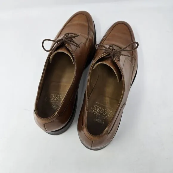 Crockett &amp; Jones‎ Onslow Cordovan Mens 12 B Brown Leather Luxury Dress Shoes