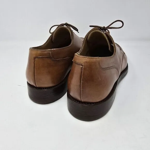 Crockett &amp; Jones‎ Onslow Cordovan Mens 12 B Brown Leather Luxury Dress Shoes