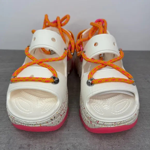 Crocs Hiker Xscape Festival Platform Sandals/Clogs 209666-0WV Women’s Size 8