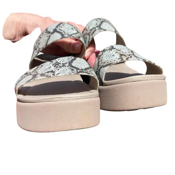 Crocs Light Beige Platform Sandals