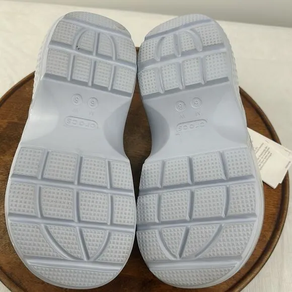Crocs Shoes Wm 8 Stomp Dreamscape/Shine Lavender Purple Platform Chunky Clogs