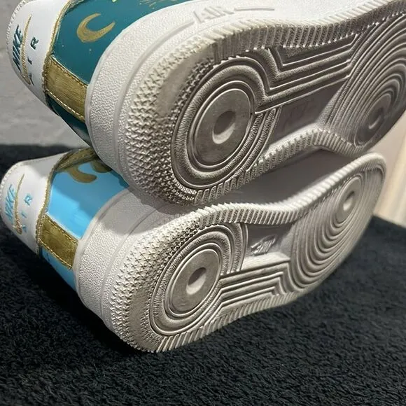 🔥Custom NIKE AIR FORCE 1 Low Sneakers Sun&amp;Moon Day&amp;Night - Rare One of One - EU