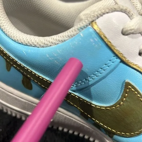 🔥Custom NIKE AIR FORCE 1 Low Sneakers Sun&amp;Moon Day&amp;Night - Rare One of One - EU