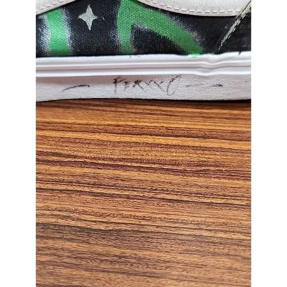Custom Vans Mens 8 old skool Skateboard Basketball Shoes Street Wear Ferxxo Feid