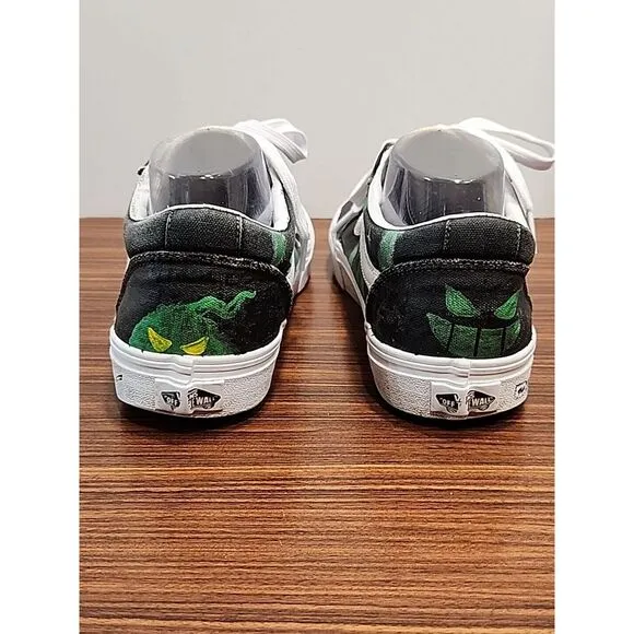 Custom Vans Mens 8 old skool Skateboard Basketball Shoes Street Wear Ferxxo Feid
