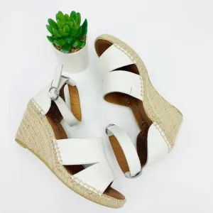 Dalson Soft Grain Leather Espadrilles Sandals