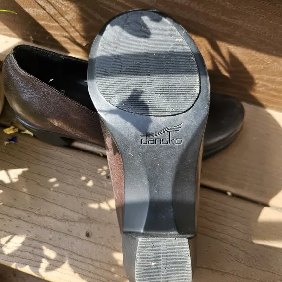 Dansko &quot;Tara&quot; Mary Jane Brown Leather Shoes